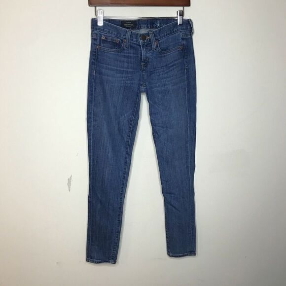 J. Crew Sz 24 Ankle Toothpick Jeans - Picture 2 of 5
